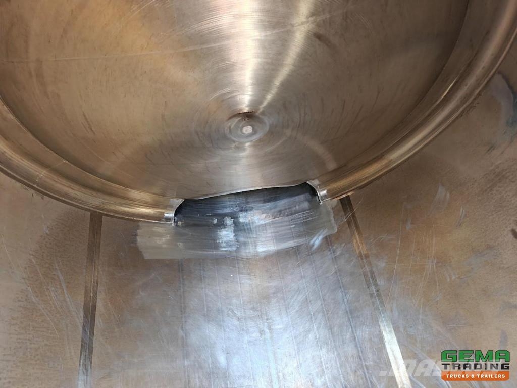 Parcisa C8122 Insulated Stainless Steel Tank 35,50 罐體半拖車