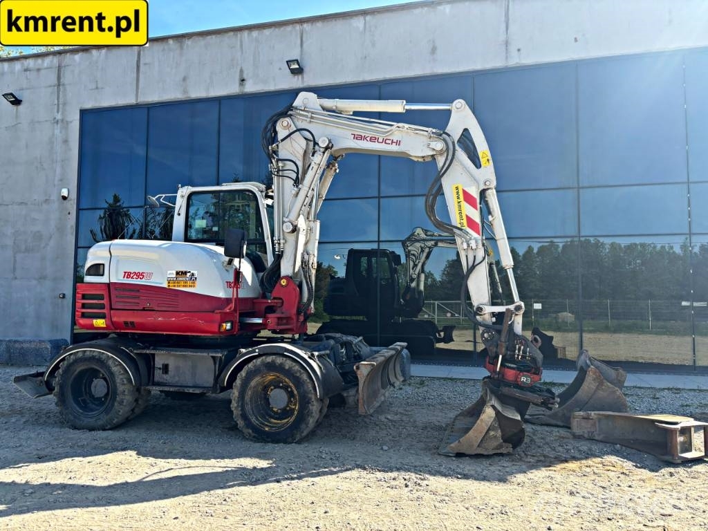 Takeuchi TB 295W KOPARKA KOŁOWA Lastik tekerli ekskavatörler