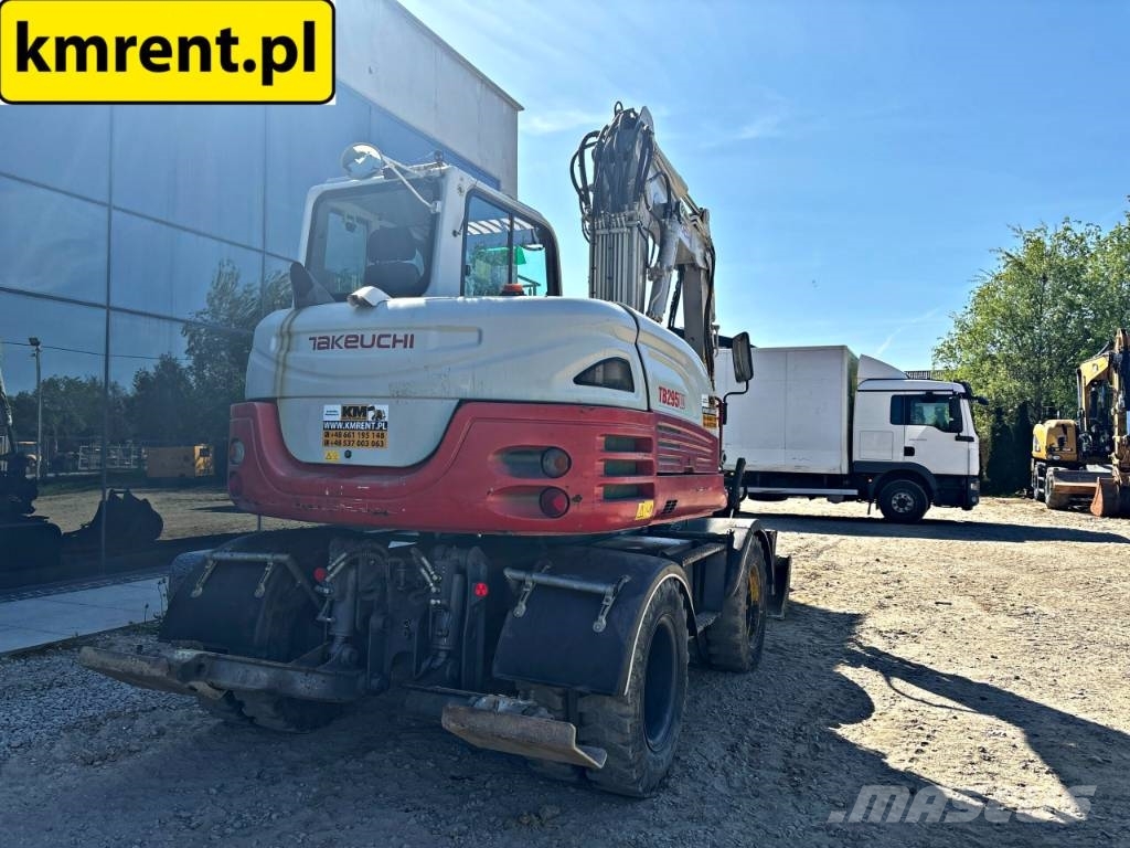 Takeuchi TB 295W KOPARKA KOŁOWA Lastik tekerli ekskavatörler