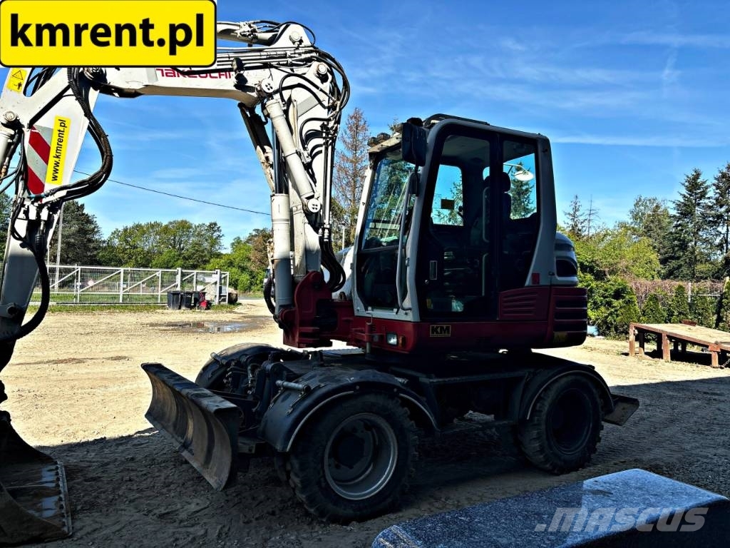 Takeuchi TB 295W KOPARKA KOŁOWA Lastik tekerli ekskavatörler