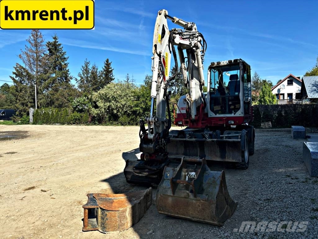 Takeuchi TB 295W KOPARKA KOŁOWA Lastik tekerli ekskavatörler