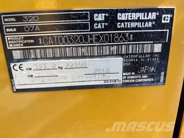 CAT 320 Bagri goseničarji