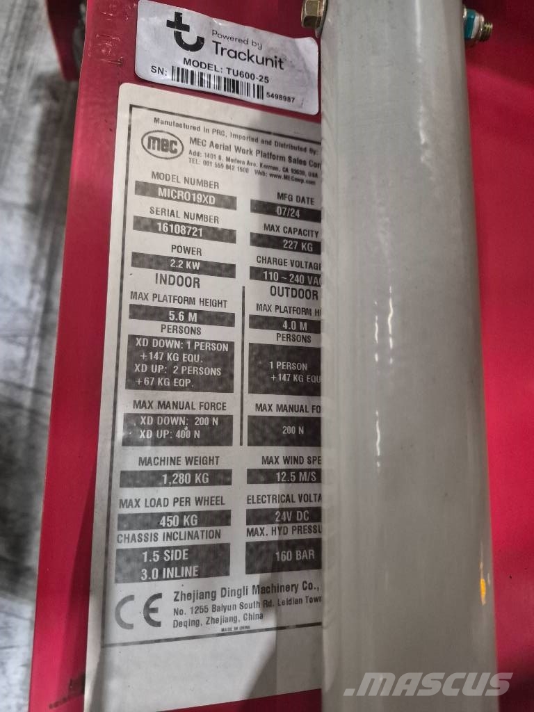 MEC MME Micro19-XD رافعات مقصية الشكل