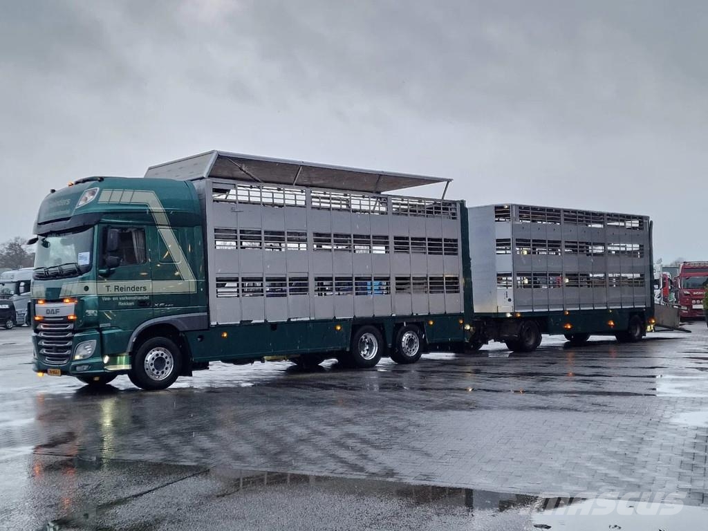 DAF XF 440 SuperSpaceCab 6x2*4 - Cuppers 1-2-3 deck Li Kamioni za transport stoke