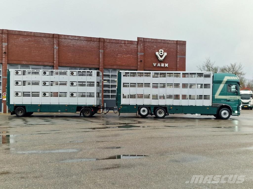 DAF XF 440 SuperSpaceCab 6x2*4 - Cuppers 1-2-3 deck Li Kamioni za transport stoke