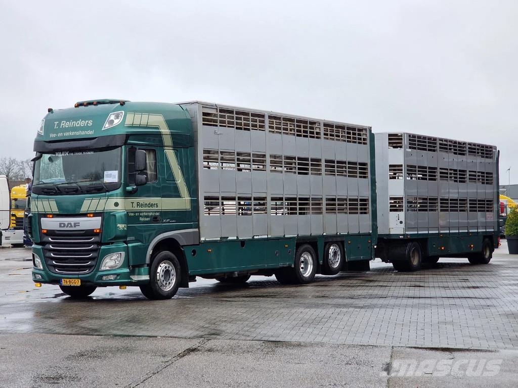 DAF XF 440 SuperSpaceCab 6x2*4 - Cuppers 1-2-3 deck Li Kamioni za transport stoke