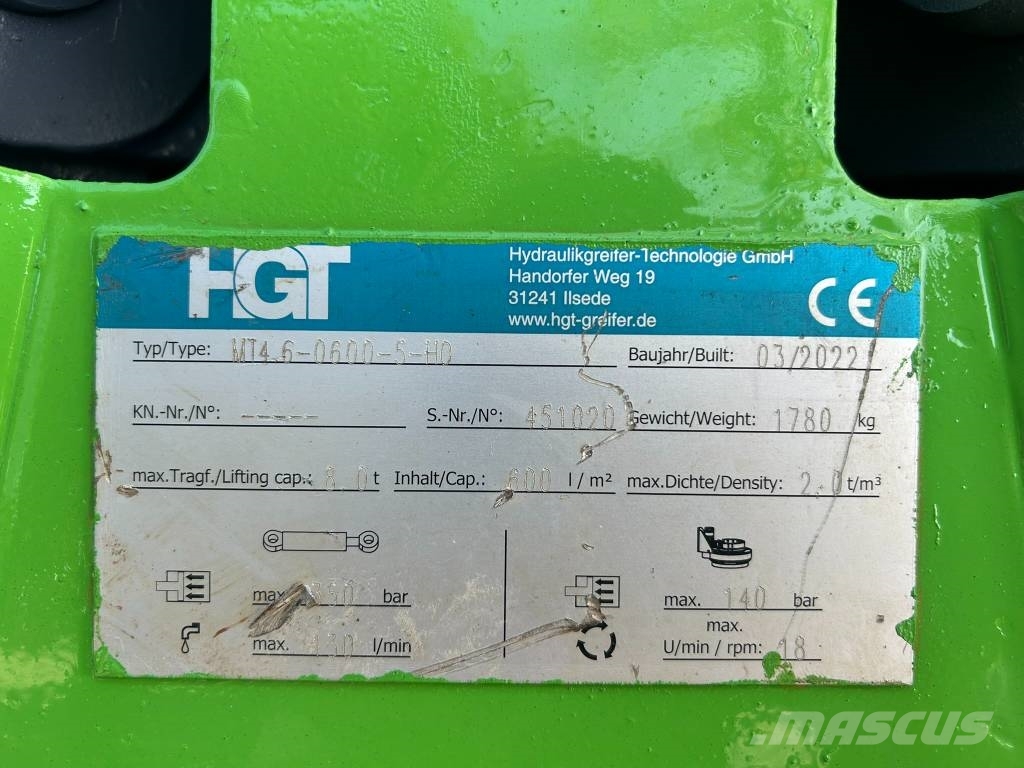 HGT Sennebogen MT4.6-600-5-HO Materialumschlag