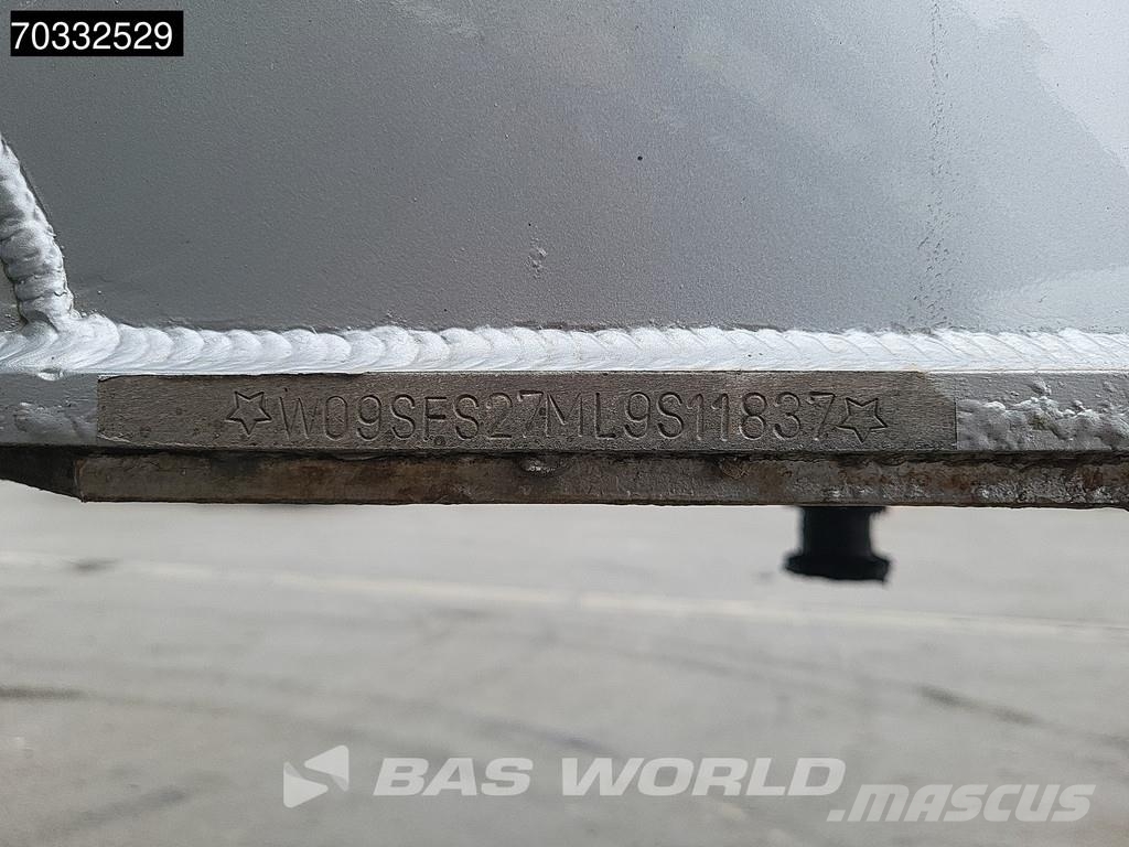 Spitzer SFS 2x Liftachse 39m3 Cement Ημιρυμούλκες βυτίων