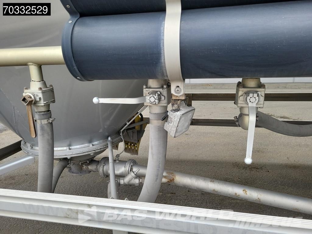 Spitzer SFS 2x Liftachse 39m3 Cement Ημιρυμούλκες βυτίων