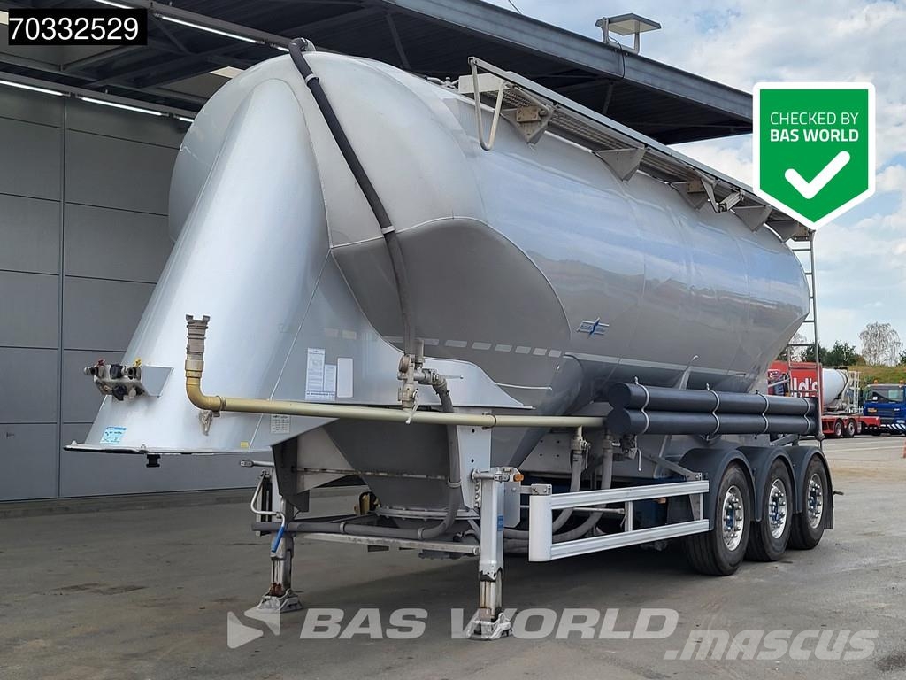 Spitzer SFS 2x Liftachse 39m3 Cement Ημιρυμούλκες βυτίων