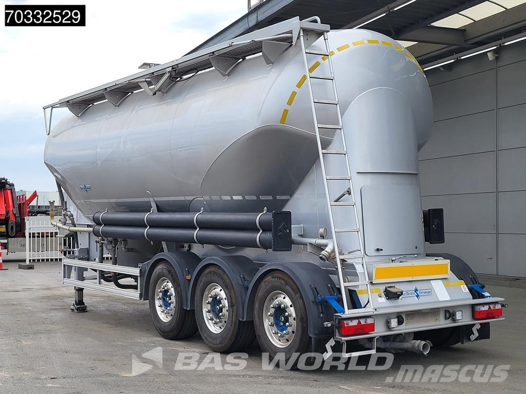 Spitzer SFS 2x Liftachse 39m3 Cement Ημιρυμούλκες βυτίων