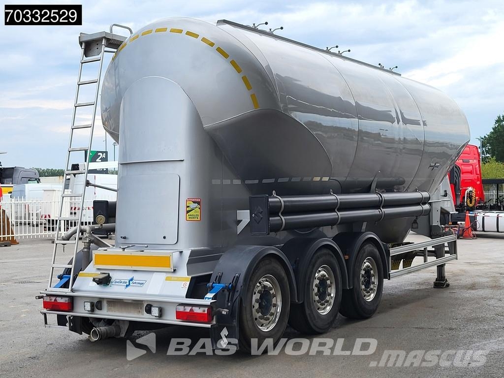 Spitzer SFS 2x Liftachse 39m3 Cement Ημιρυμούλκες βυτίων