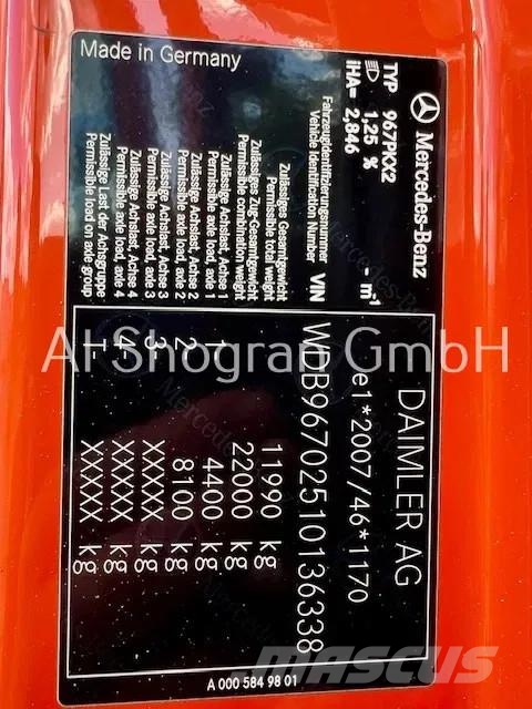 Mercedes-Benz Atego 1218 BDF Koffer / Voll Luft / Klima / Eu6 Vaihtolava-autot