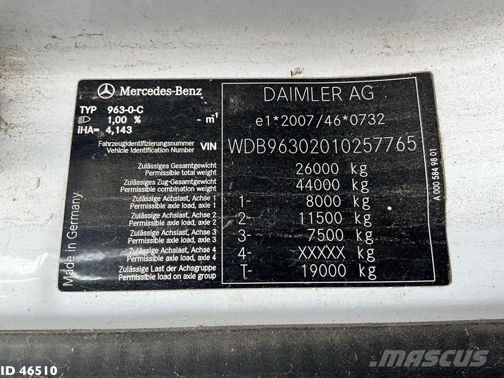 Mercedes-Benz Antos 2533 Euro 6 Norba MF 300 22m³ 2 compartiment Camiones de basura