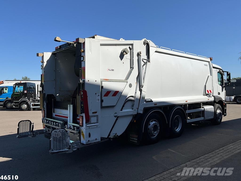 Mercedes-Benz Antos 2533 Euro 6 Norba MF 300 22m³ 2 compartiment Camiones de basura
