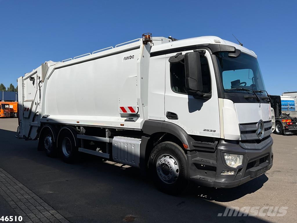 Mercedes-Benz Antos 2533 Euro 6 Norba MF 300 22m³ 2 compartiment Camiones de basura