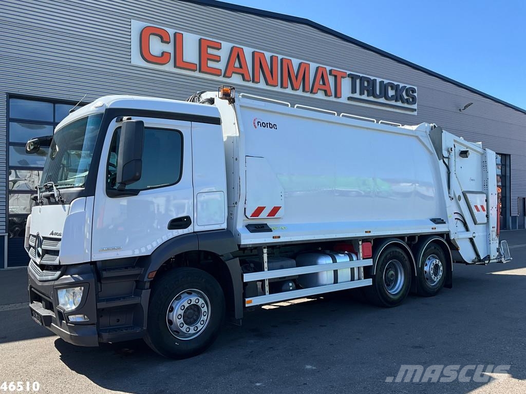 Mercedes-Benz Antos 2533 Euro 6 Norba MF 300 22m³ 2 compartiment Camiones de basura