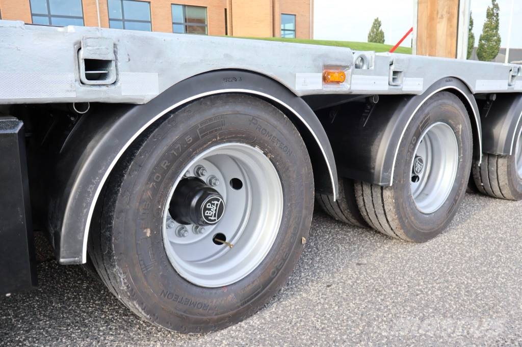 AMT MK300 3 akslet maskinkærre med enkeltramper Flatbed/Dropside trailers