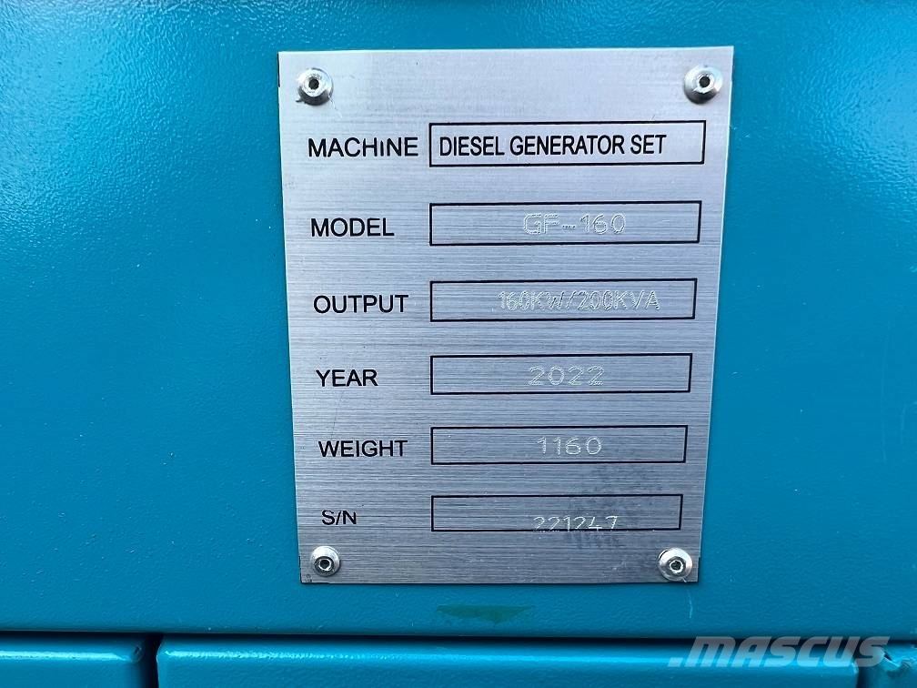 Ricardo 200KVA (160KW) SILENT GENERATOR 3 PHASE 50HZ 400V Γεννήτριες ντίζελ