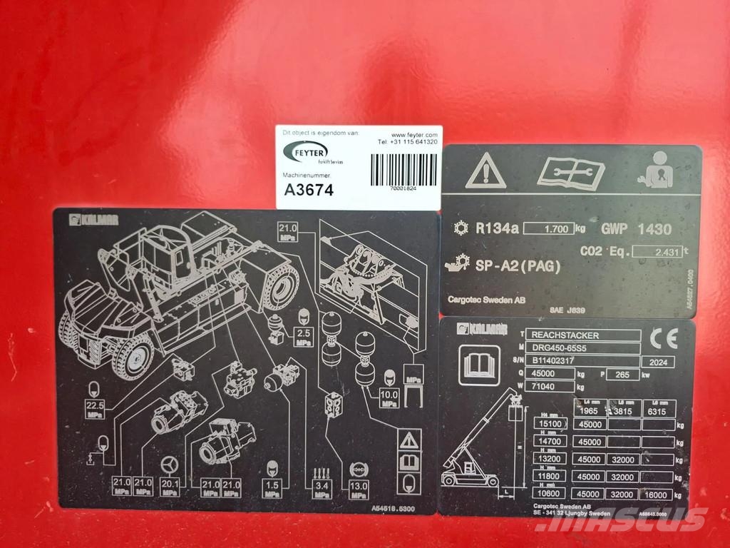 Kalmar DRG 450 DRG450-65S5 Grúas para contenedores