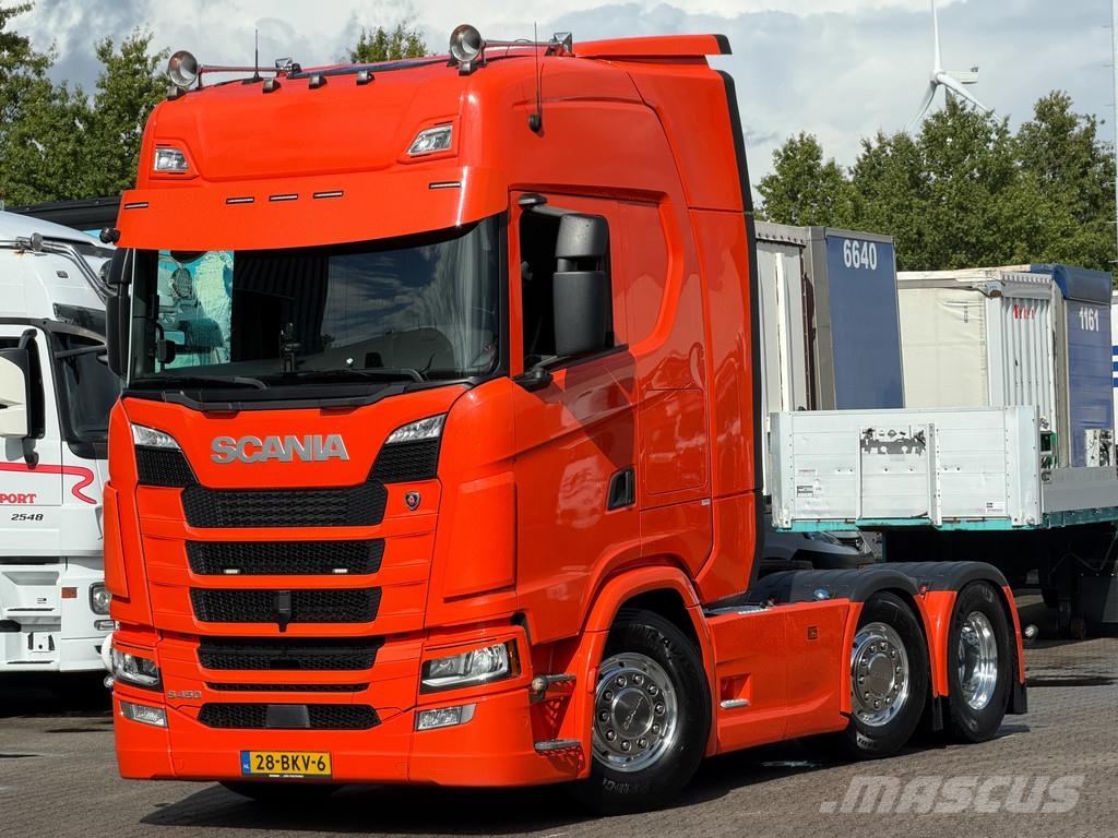 Scania S450 6x2/4 Retarder 2 Tank P-Airco Alcoa Apk *TOP* Naudoti vilkikai