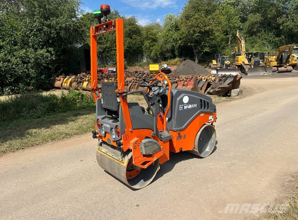Hamm HD 8 VV Rouleaux tandem