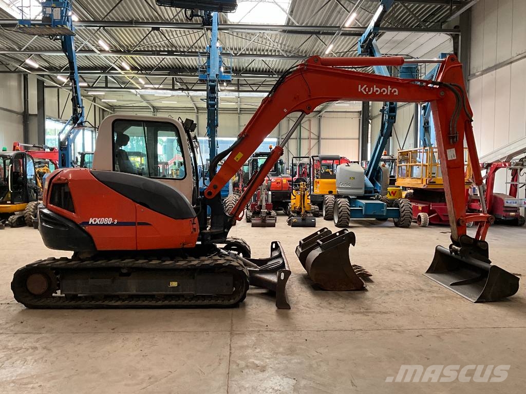 Kubota KX 080-3 Midibagger  7t - 12t