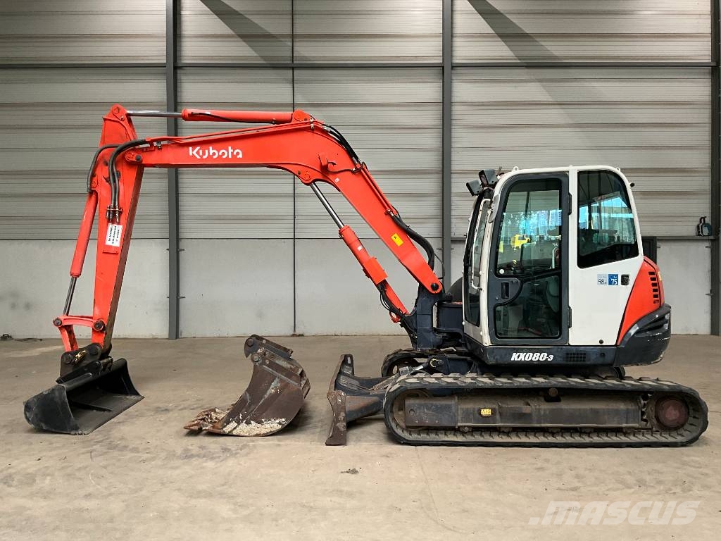 Kubota KX 080-3 Midibagger  7t - 12t
