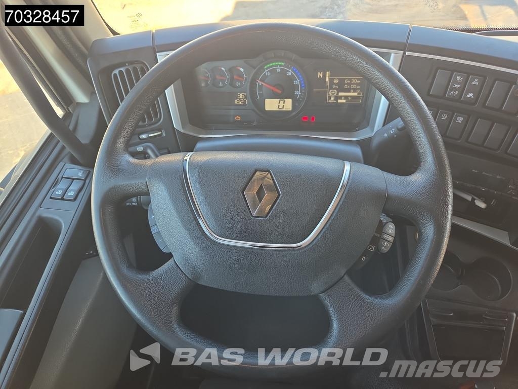 Renault D 280 4X2 19t Caja de 8,57m Plataforma 2t Cambio A شاحنات ذات هيكل صندوقي
