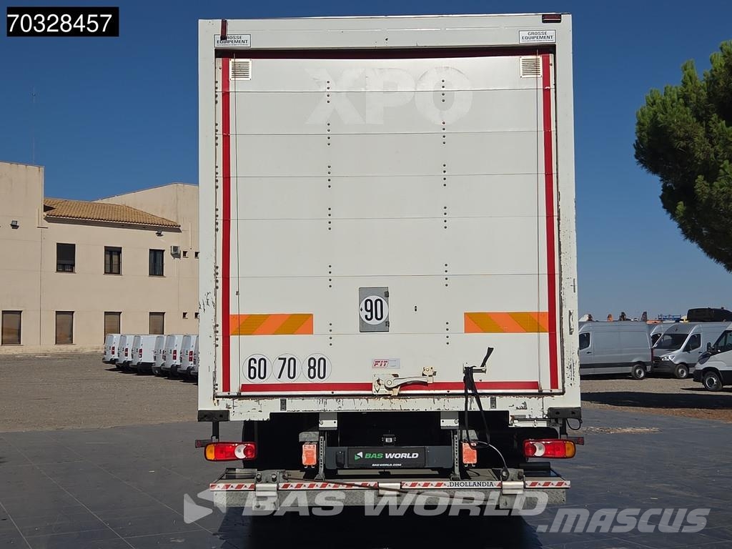 Renault D 280 4X2 19t Caja de 8,57m Plataforma 2t Cambio A شاحنات ذات هيكل صندوقي