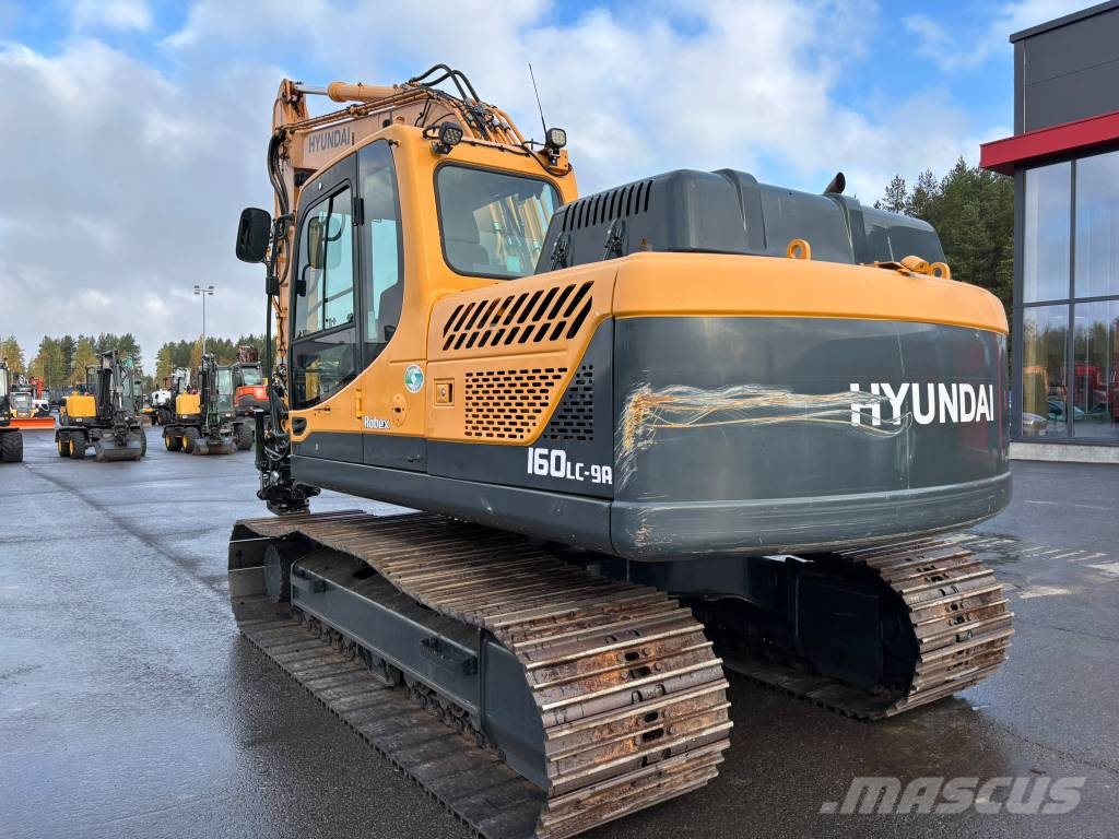 Hyundai Robex 160/ Pyörittäjä, Rasvari, Hyvä alakerta Crawler excavators