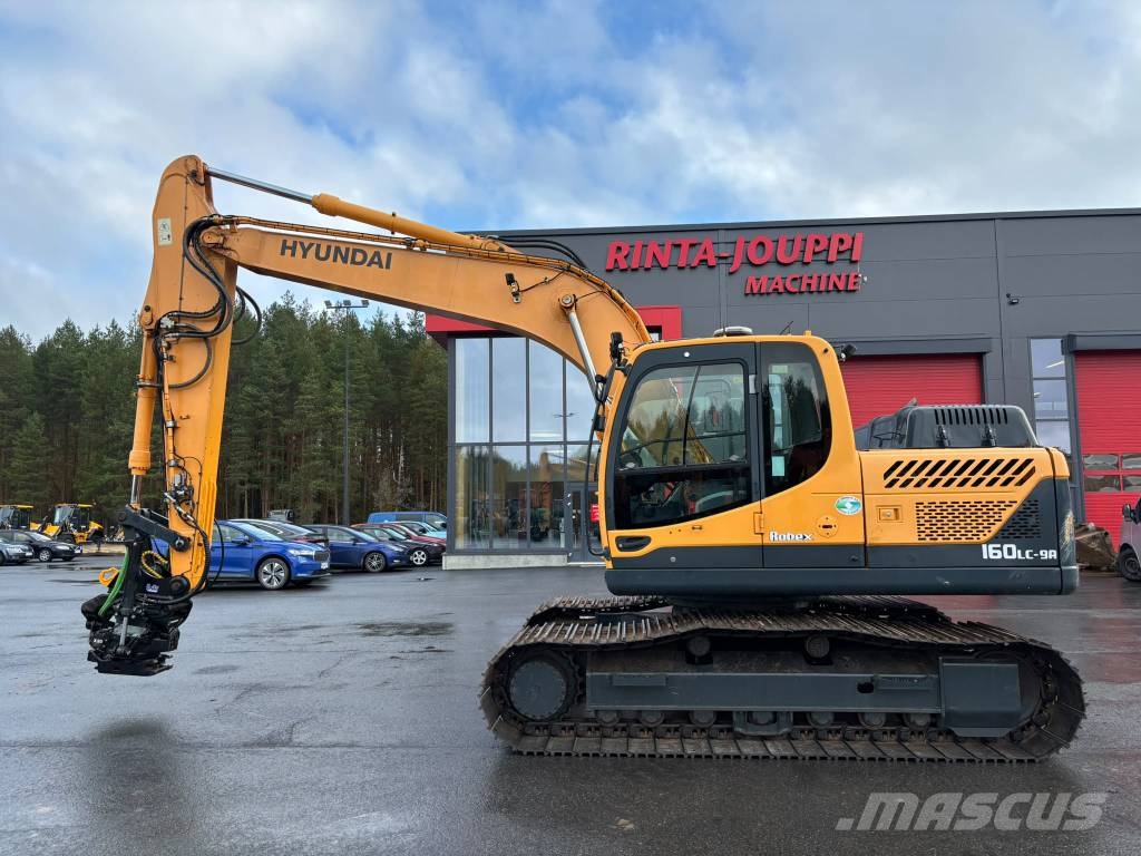 Hyundai Robex 160/ Pyörittäjä, Rasvari, Hyvä alakerta Crawler excavators
