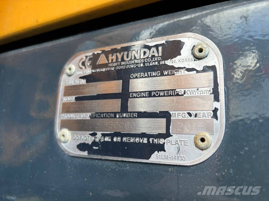 Hyundai Robex 160/ Pyörittäjä, Rasvari, Hyvä alakerta Crawler excavators