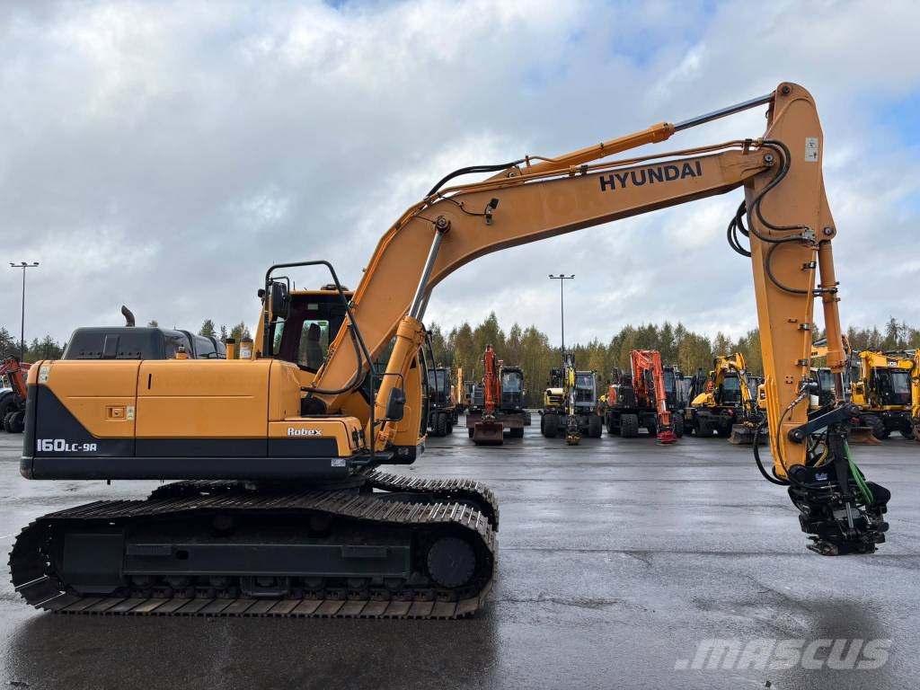 Hyundai Robex 160/ Pyörittäjä, Rasvari, Hyvä alakerta Crawler excavators