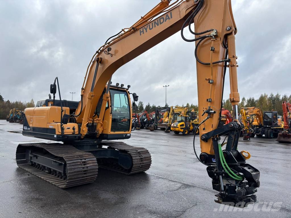 Hyundai Robex 160/ Pyörittäjä, Rasvari, Hyvä alakerta Crawler excavators