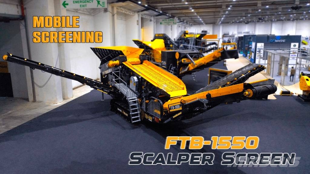 Fabo FTB 15-50 SCALPEUR MOBILE AVEC APRON FEEDER Mobiele zeefinstallaties