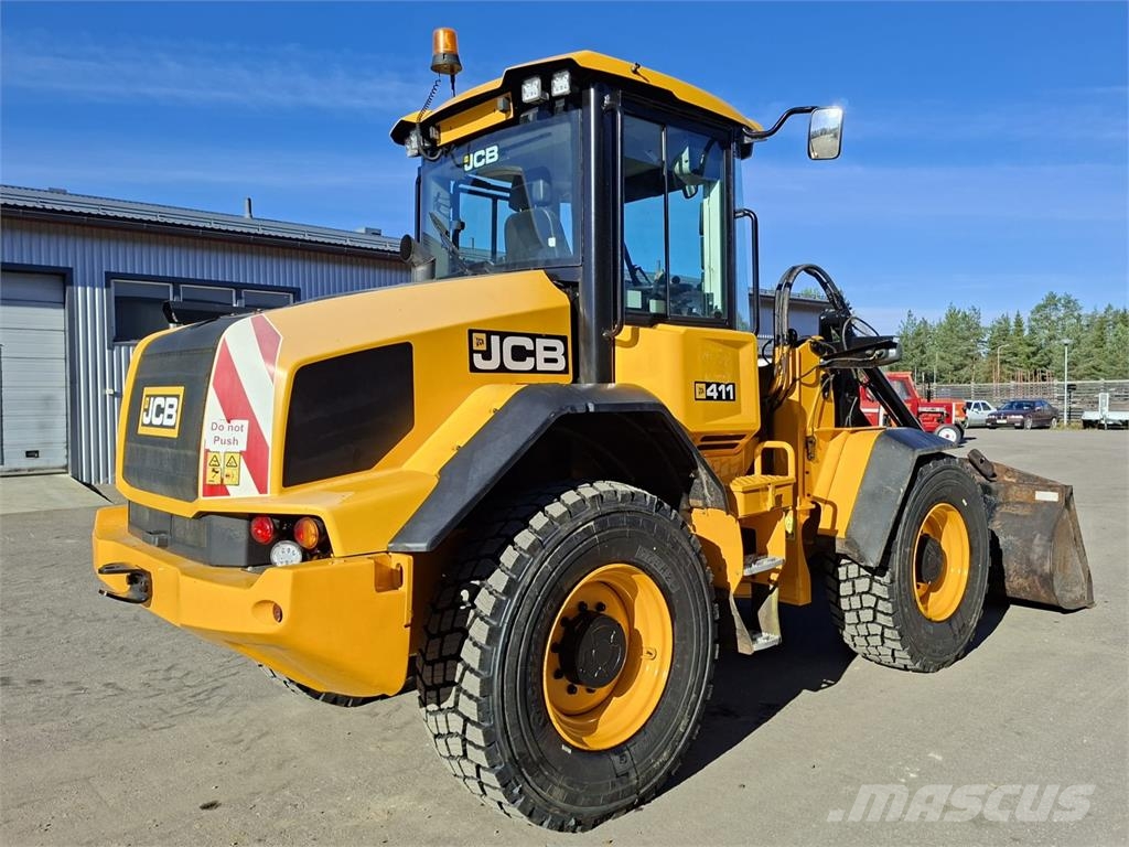 JCB 411HT T4F  -HUOLLETTU, 50KM/H-MALLI- Wheel loaders