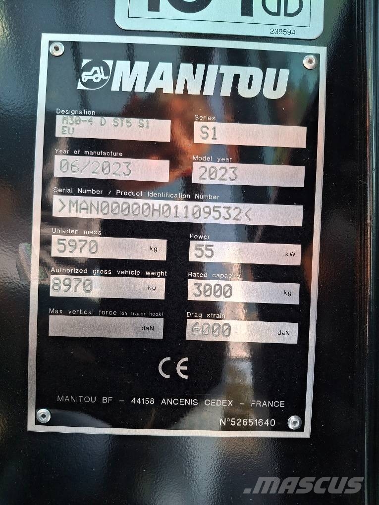 Manitou M 30.4 Dízel targoncák
