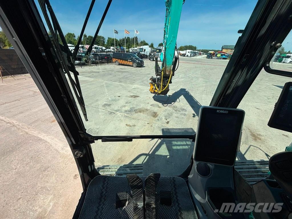 Kobelco SK 140 SR LC-7 AC / CENTRAL LUBRICATION / STEELWRI Rupsgraafmachines