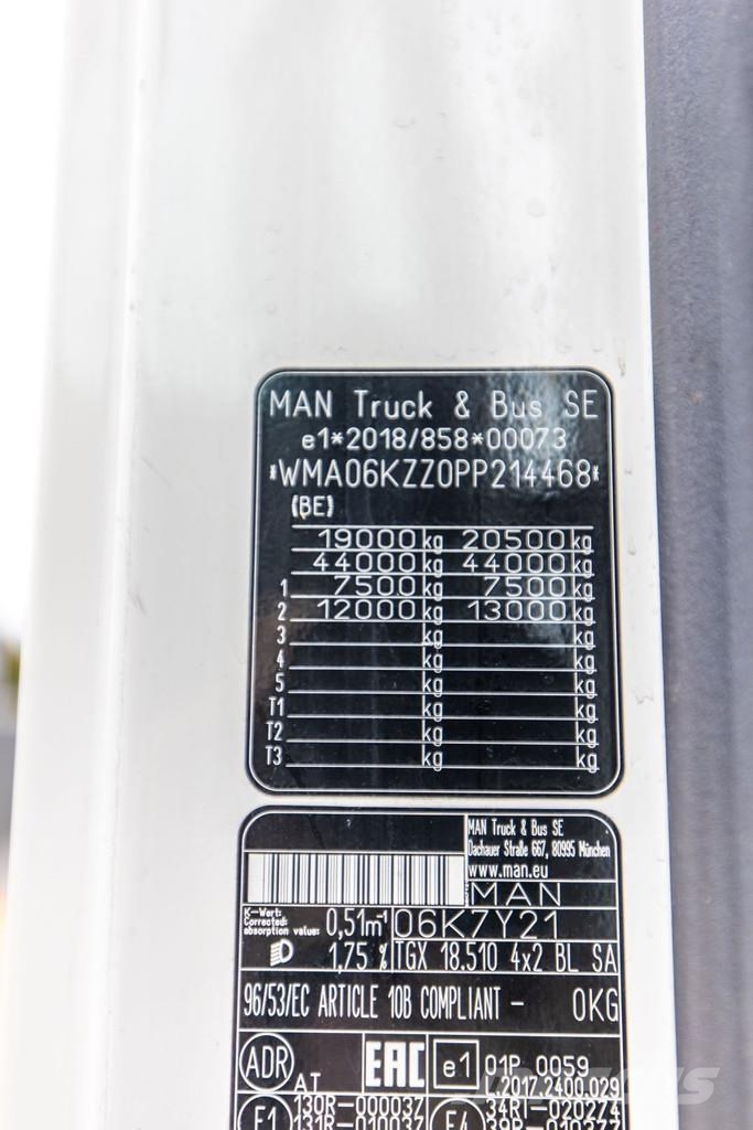 MAN TGX 18.510 BLS - INTARDER Cavalos mecânicos
