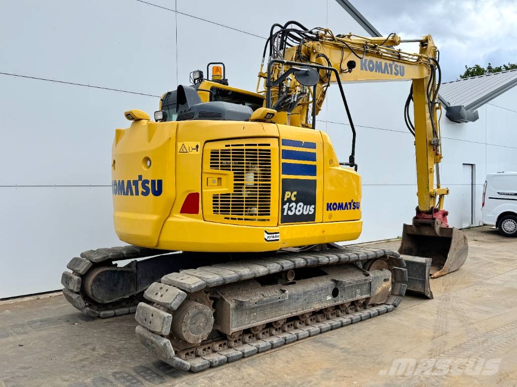 Komatsu PC138US-11 - Triple Boom / Front Blade / 360º Came Εκσκαφείς με ερπύστριες