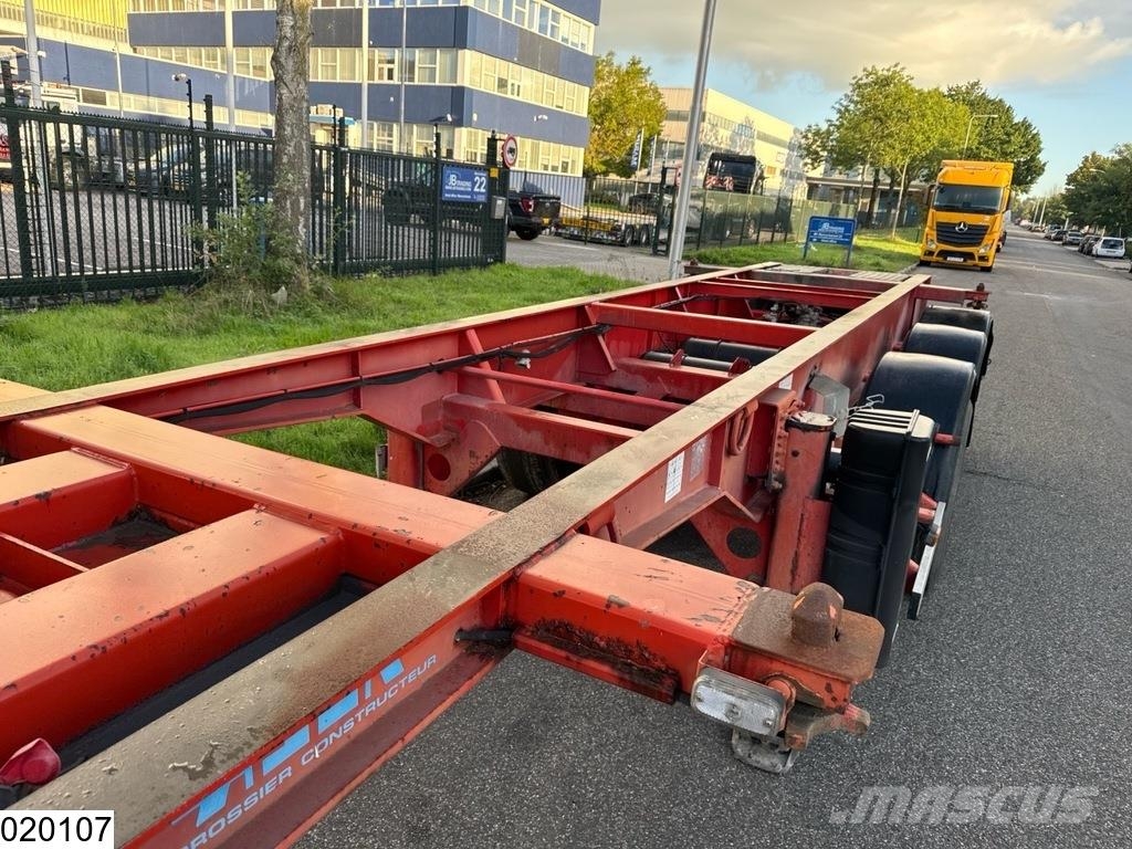 Asca Chassis 20 ft Semirremolques portacontenedores