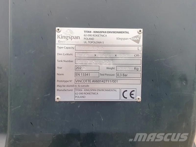 Titan Fuel Kingspan FUEL KINGSPAN FM2500 - Id V1 حاويات الخزان