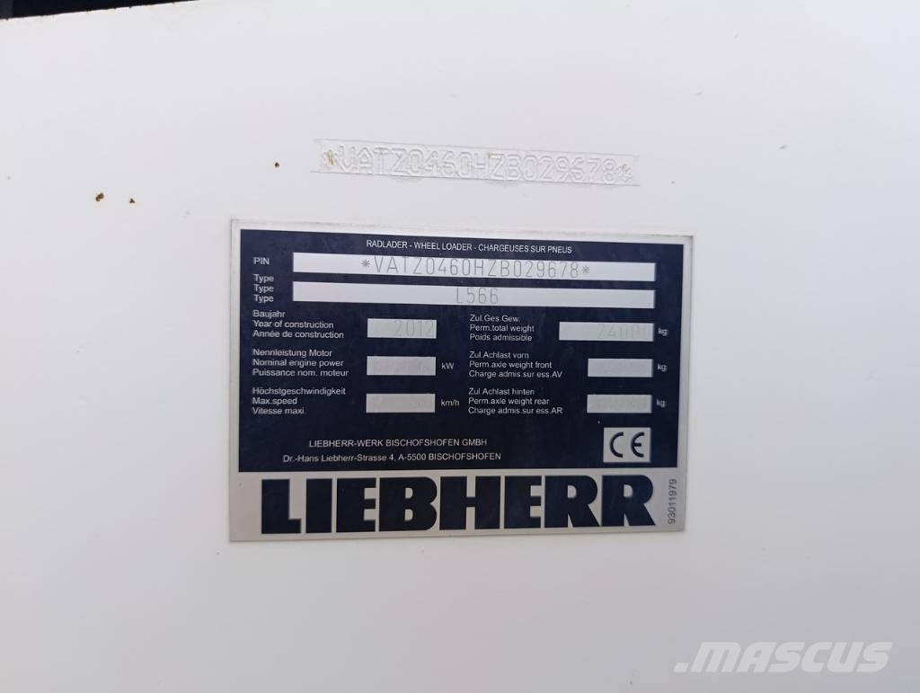 Liebherr L 566 Фронтальные погрузчики