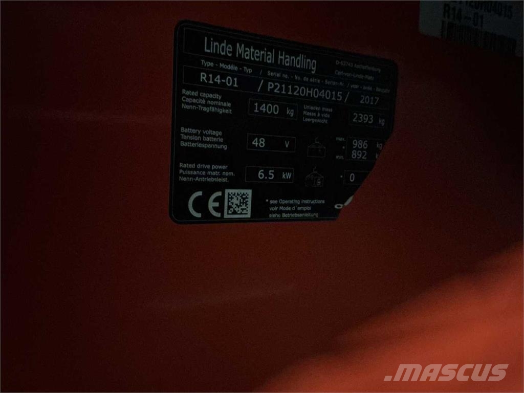 Linde R14 リーチフォークリフト
