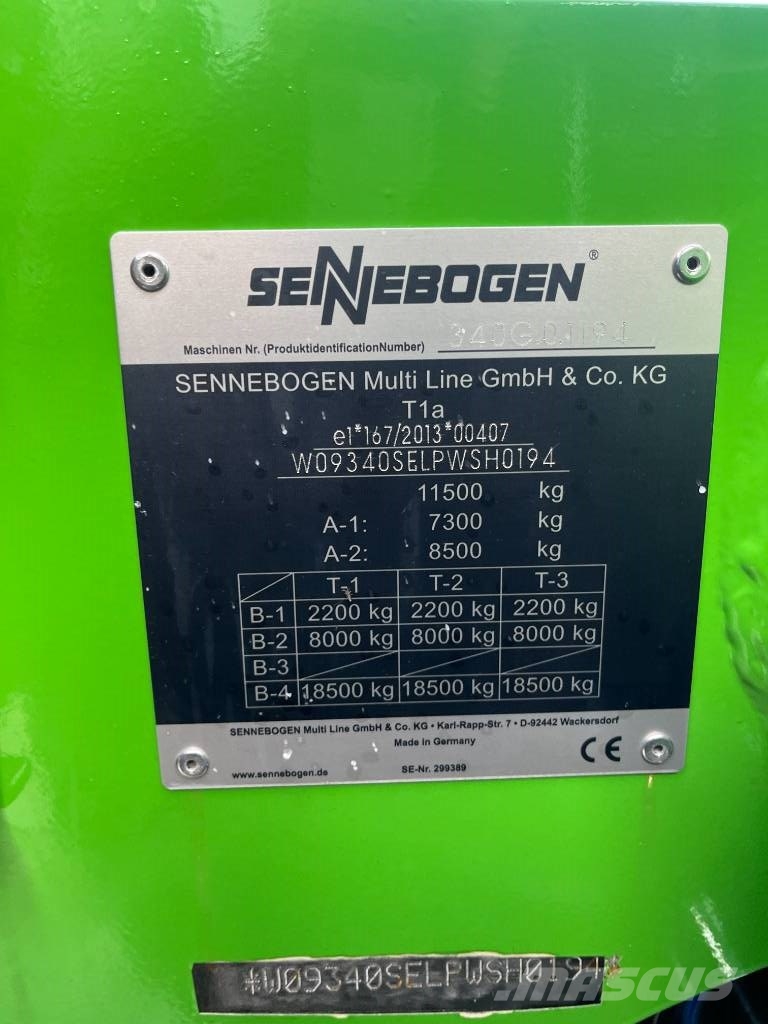 Sennebogen 340 G مناولات متداخلة