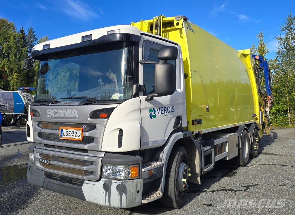 Scania P 410 شاحنات المخلفات