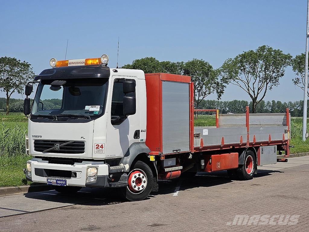 Volvo FL 240.12 MANUAL HIAB 033T Camiones de cama baja