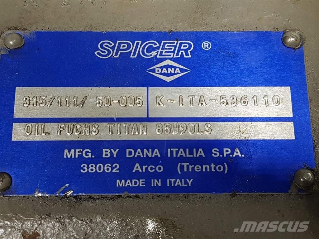 Atlas 65-Spicer Dana 315/111/50-005-Differential Akselit