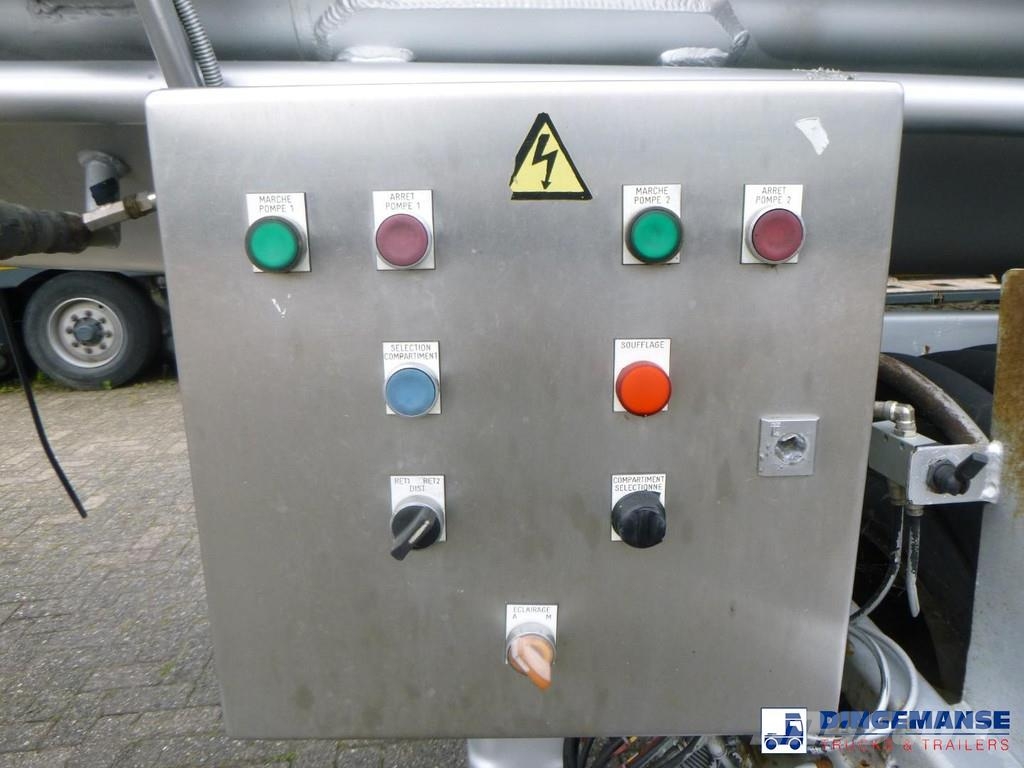 Trailor Fuel / oil tank alu 39.9 m3 / 9 comp نصف مقطورات مقطورة 